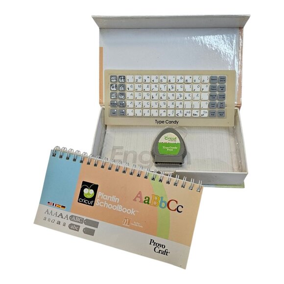 Cricut Provo Craft Font Cartridge Plantin Schoolbook 290390 Link Status Unknown - Picture 2 of 15